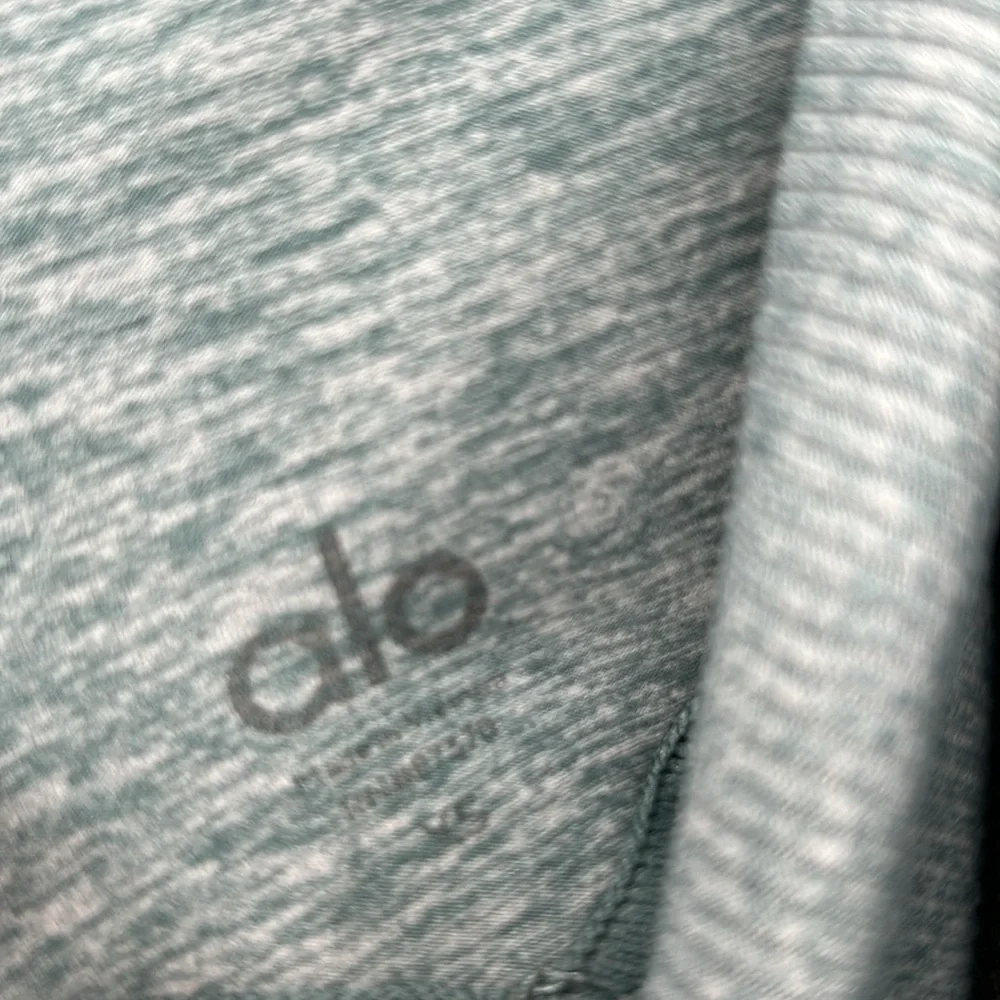 ALO Yoga Womens Alosoft‎ Sheila Leggings Size XS Seagrass Heather Workout Gym